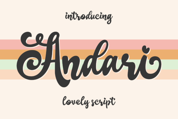 Andari: A Handwritten Font for Authentic Branding