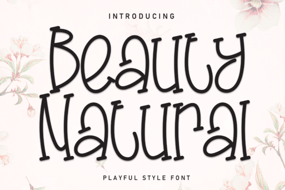 Beauty Natural Font Review for Branding