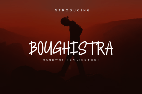 Boughistra: A Handwritten Font for Authentic Branding