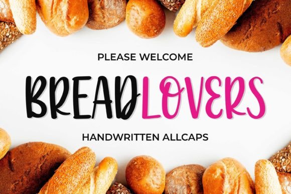 Breadlovers: A Handwritten Font for Digital Charm