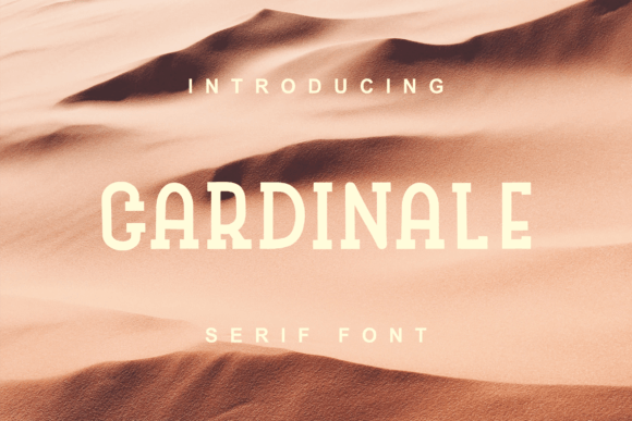 Cardinale: A Serif Font for Editorial Design