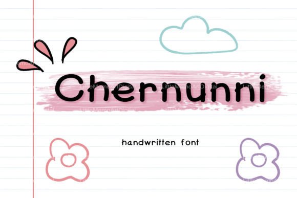 Chernunni: A Handwritten Font for Relaxed Editorial Design