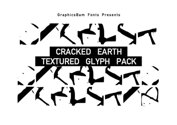 Cracked Earth Glyphs: A Raw Typeface for Natural Brands
