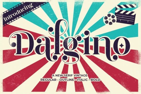 Dalgino: A Versatile Serif Font for Modern Branding