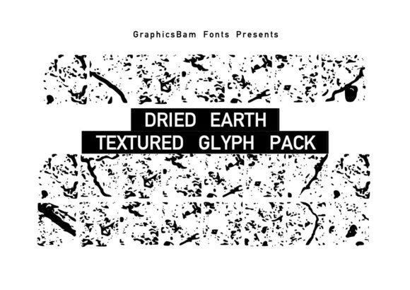 Dried Earth Glyph: A Bold Typeface for Marketers