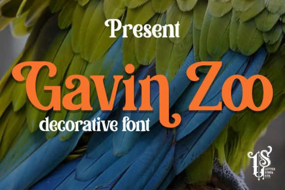 Gavin Zoo: A Handcrafted Decorative Font for Branding