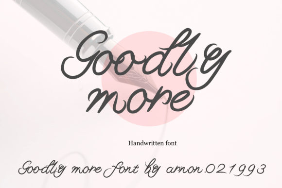 Goodly More: The Handwritten Font for Marketers