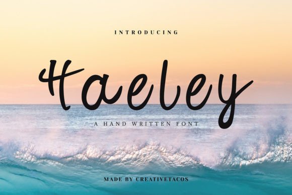Haeley Font Review: A Quirky Handwritten Typeface for Brands
