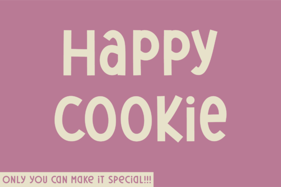 Happy Cookie: A Playful Handwritten Font for Web Design
