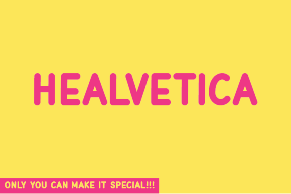 Healvetica: The Handwritten Font for Bold Brands