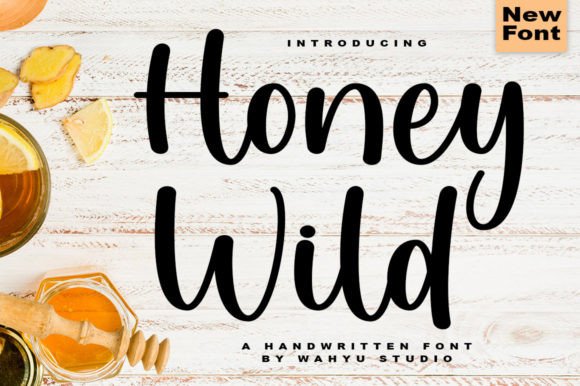 Honey Wild: A Handwritten Font for Makers