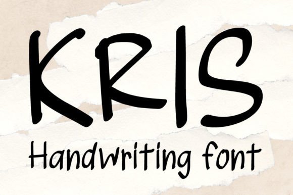 Kris: A Sweet Handwritten Font for Crafters
