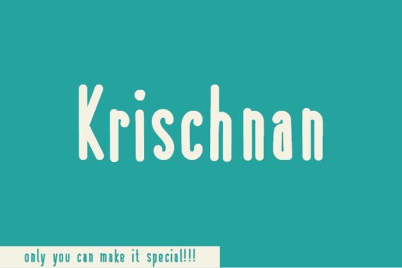 Krischnan Font: Elevate Your Brand Identity