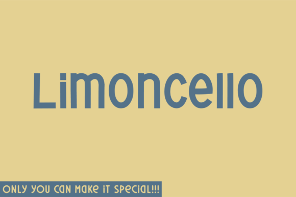 Limoncello: A Handwritten Font for Branding