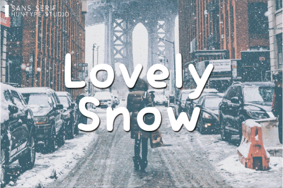 Lovely Snow: A Handwritten Typeface for Editorial Warmth