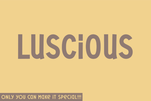 Luscious Font: Elevate Your Brand Identity