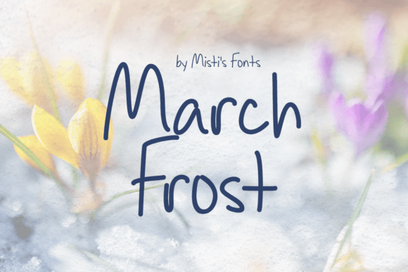 March Frost Typeface for Social Campaigns