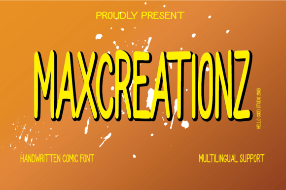 Maxcreationz: A Handwritten Font for Branding
