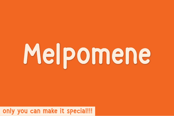 Melpomene: A Natural Script Font for Editorial Design