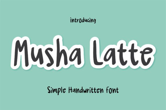 Musha Latte: A Handwritten Font for Web Design