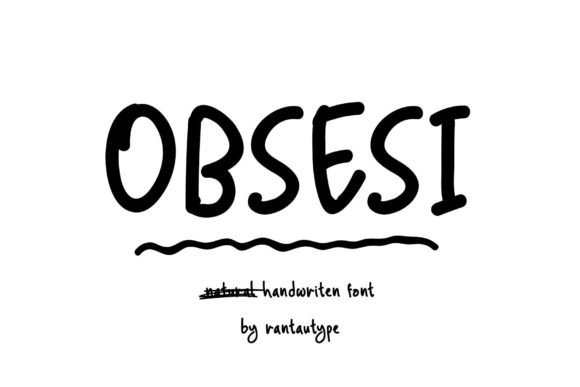 Obsesi: The Handwritten Font for Scroll-Stopping Content
