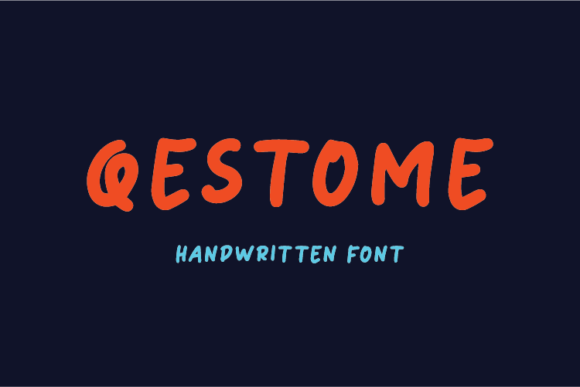 Qestome: A Handwritten Font for Editorial Design