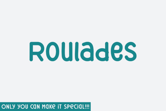 Roulades Typeface: A Handwritten Touch for Editorial Design