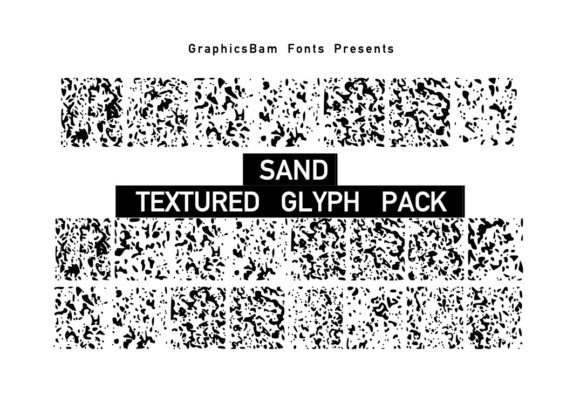 Sand Textured Glyphs: A Typeface for Organic Editorial Design