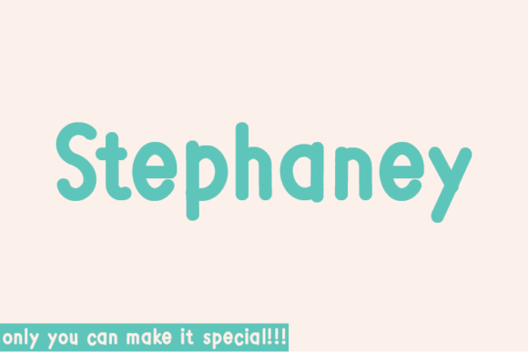 Stephaney: A Handwritten Typeface for Editorial Calm