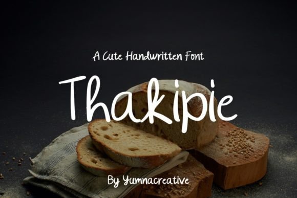 Thakipie: A Handwritten Font for Branding